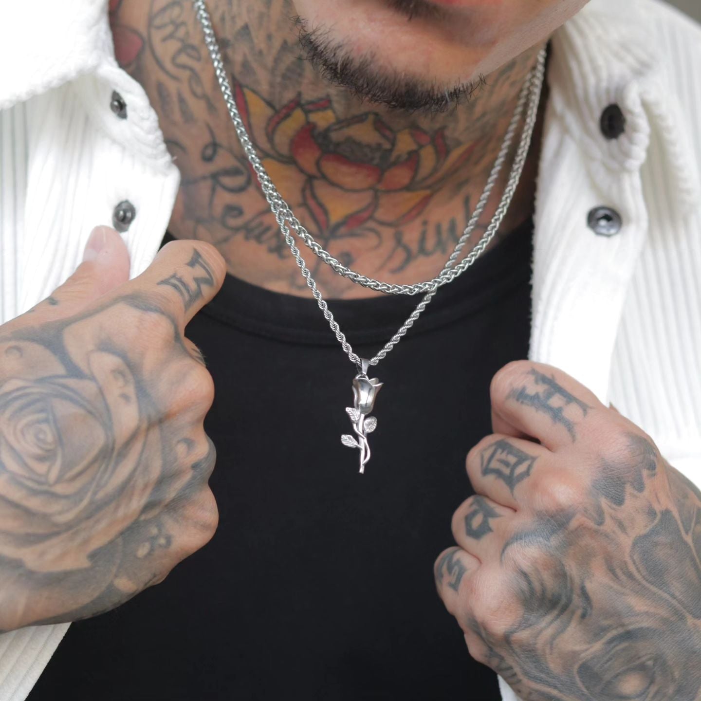 Rose Set - Silver