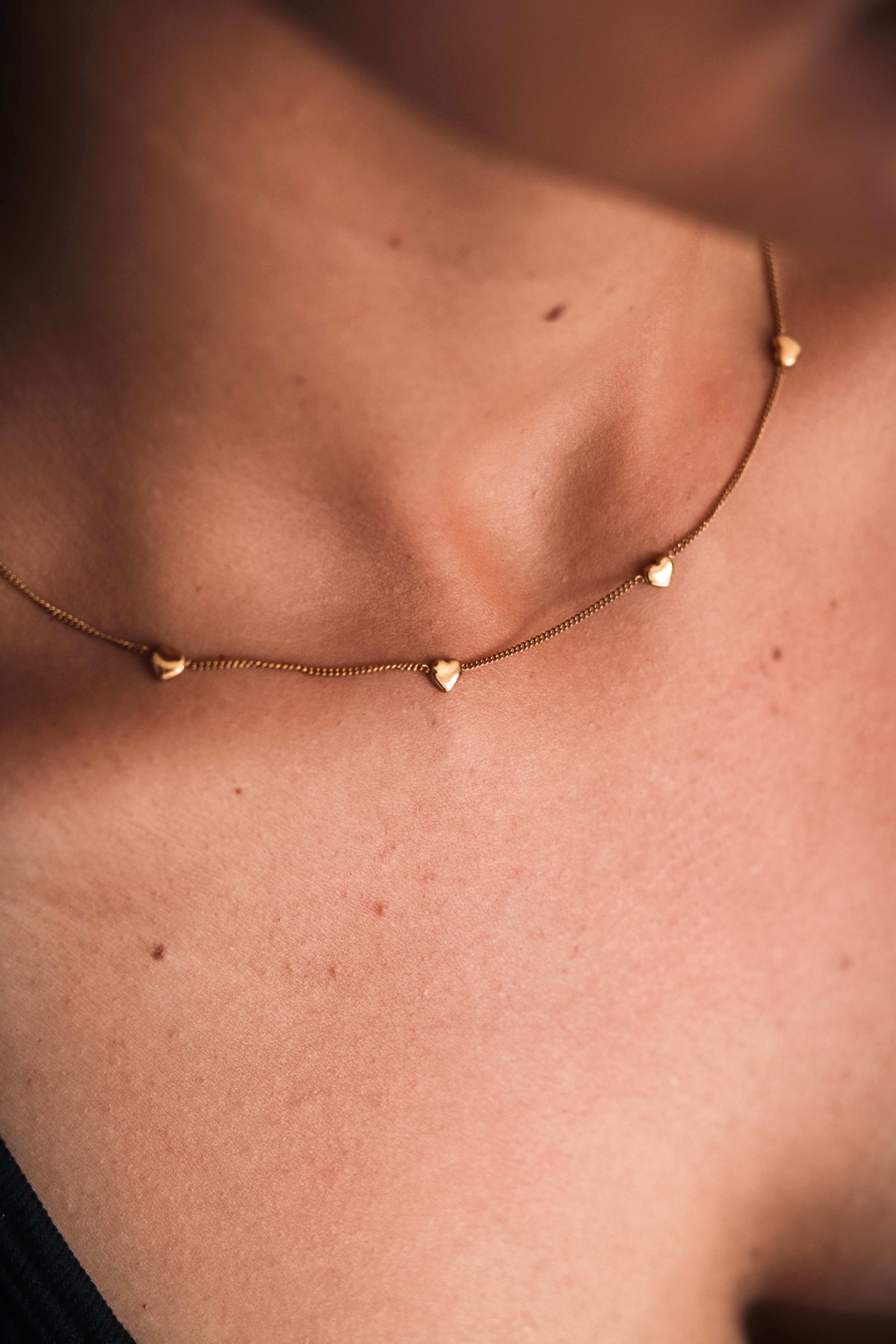 Multiple Love Heart - Gold