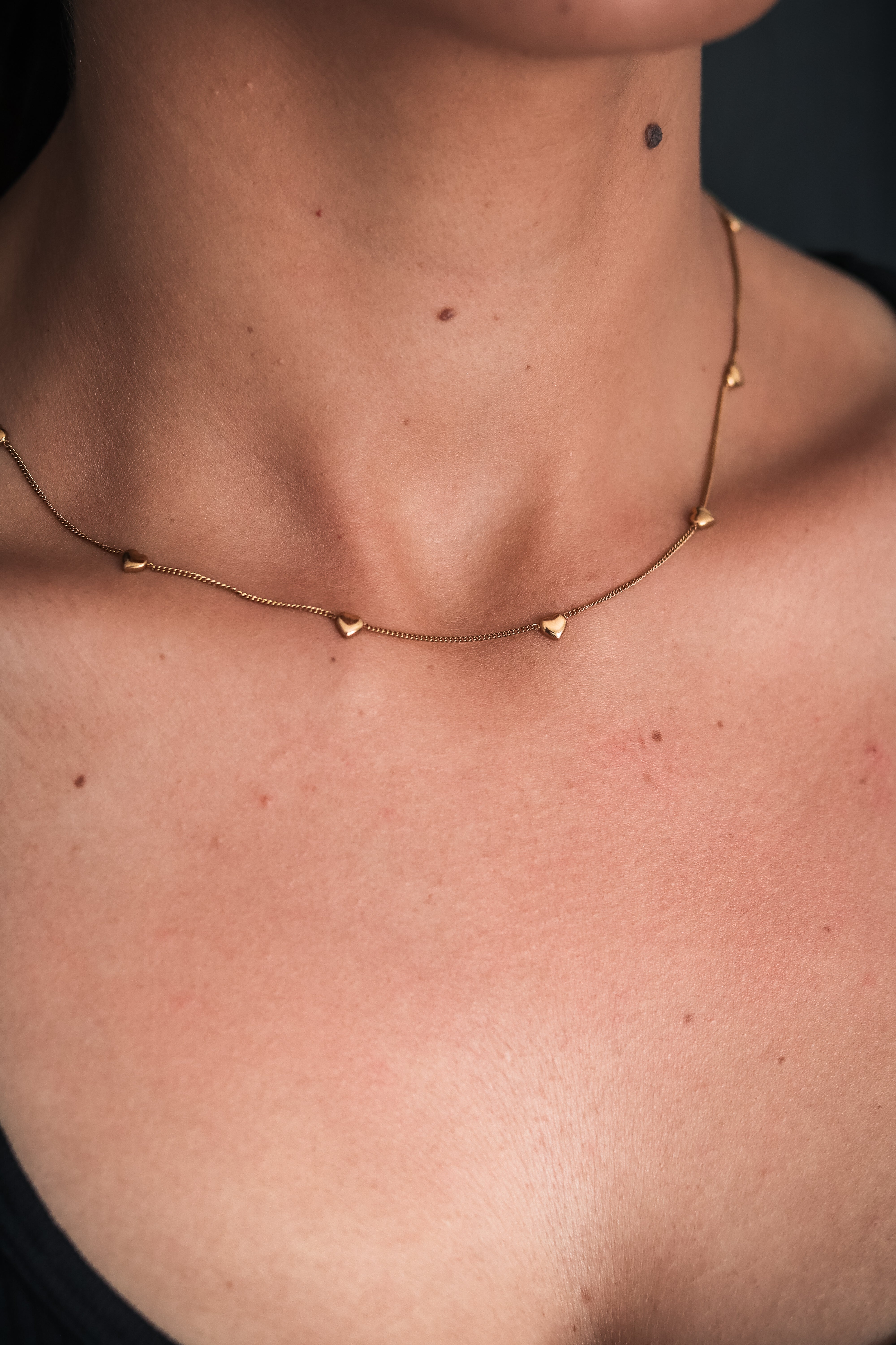 Multiple Love Heart - Gold