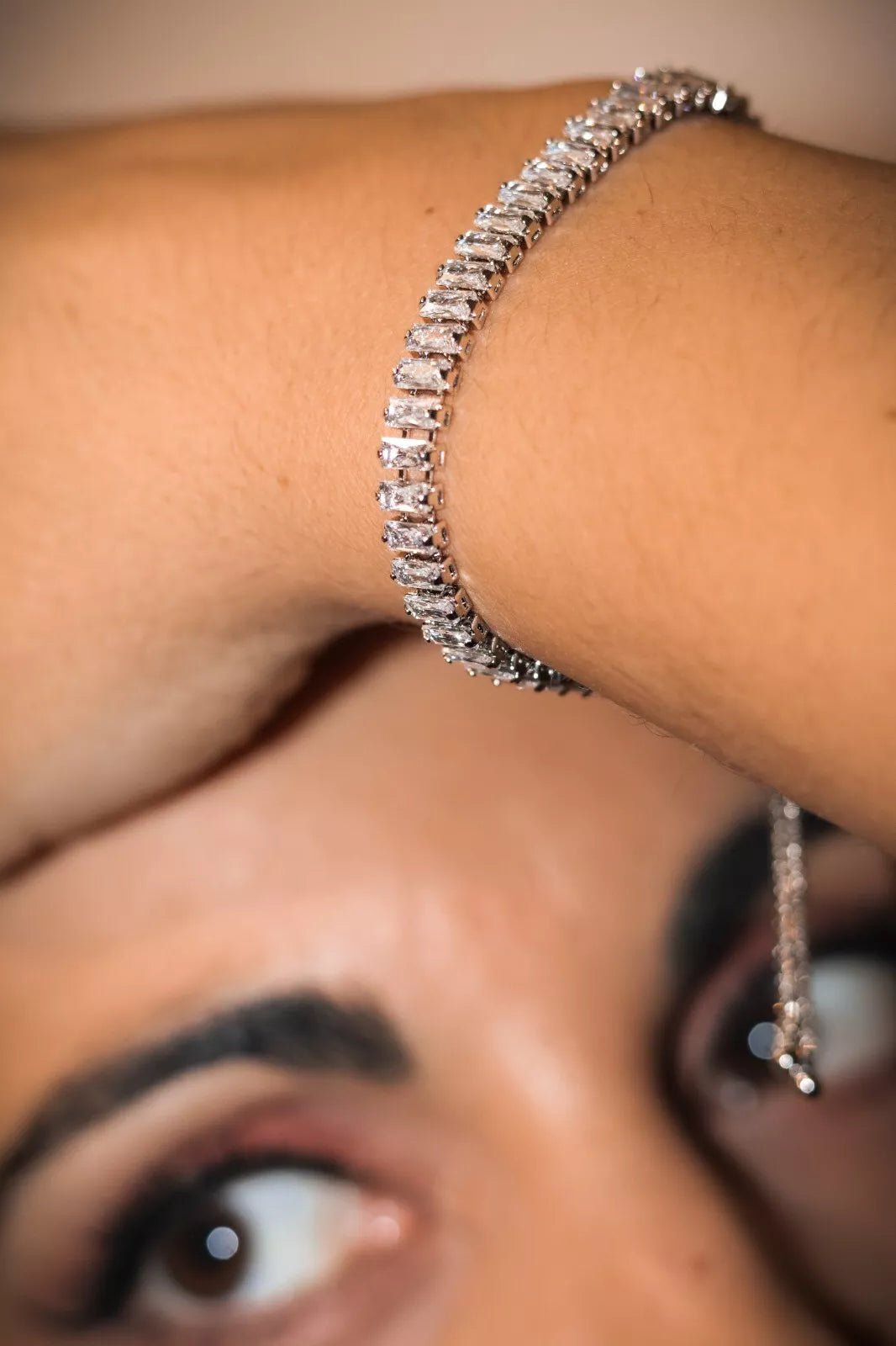 Womens Tennis Slider Bracelet
