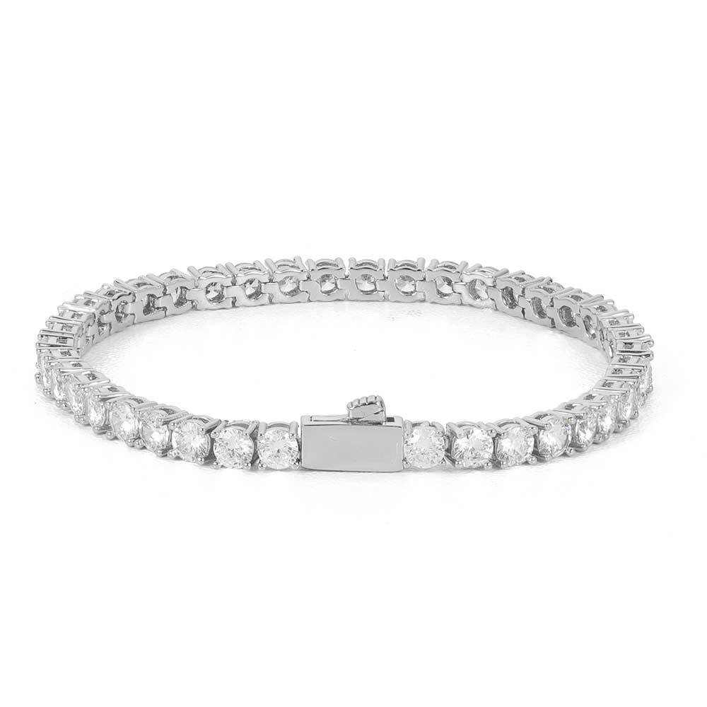 3mm Tennis Bracelet - Silver