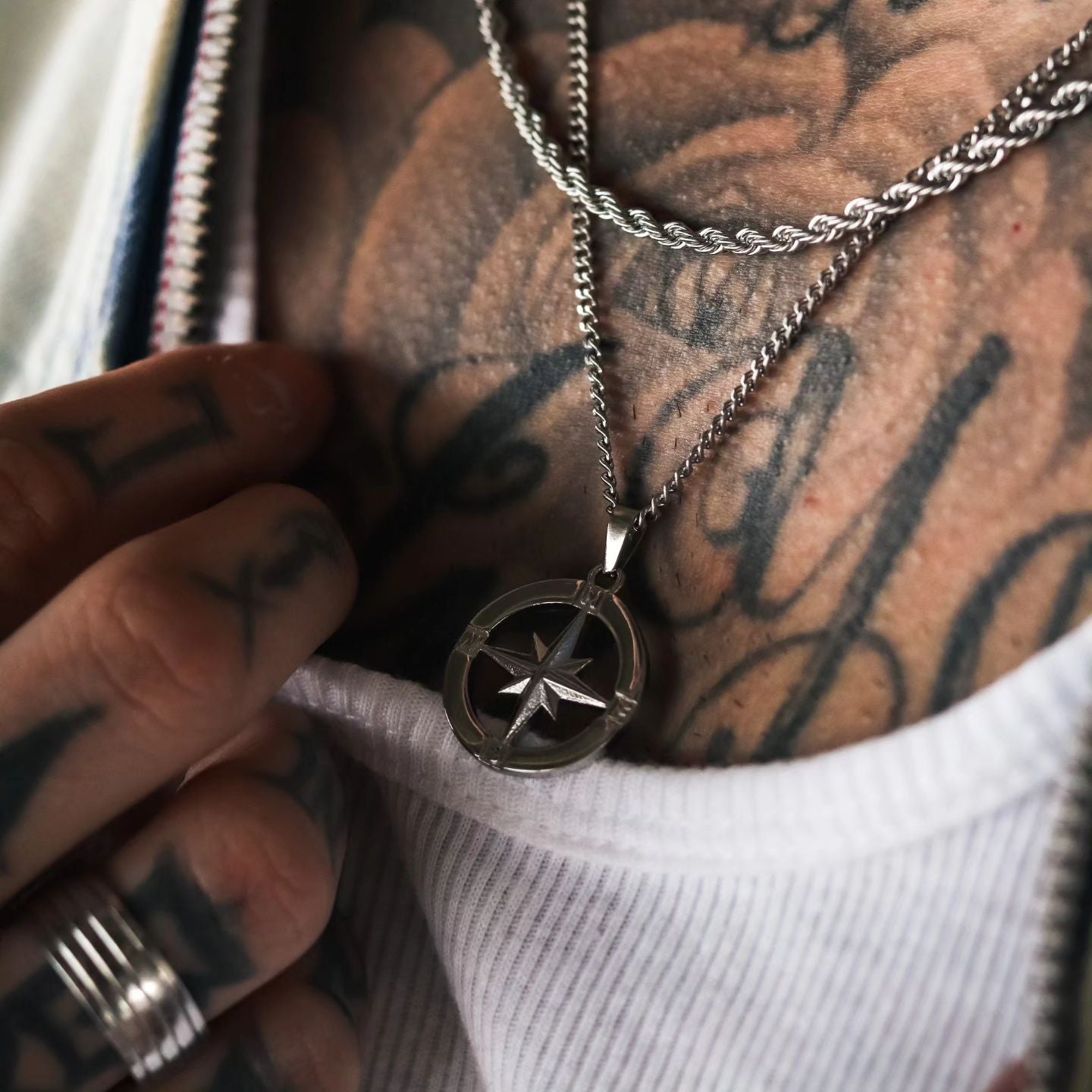 Mastering the Art: How to Layer Men's Necklaces Like a Pro