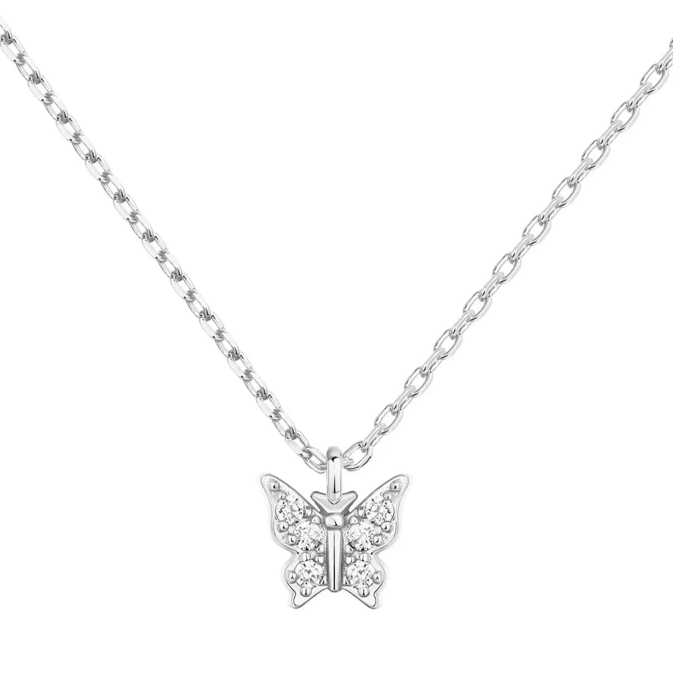 Silver Dainty Butterfly - Sterling Silver