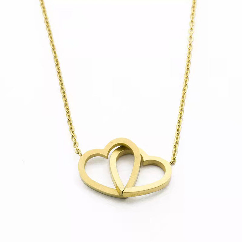Interlocking Love Heart - Gold