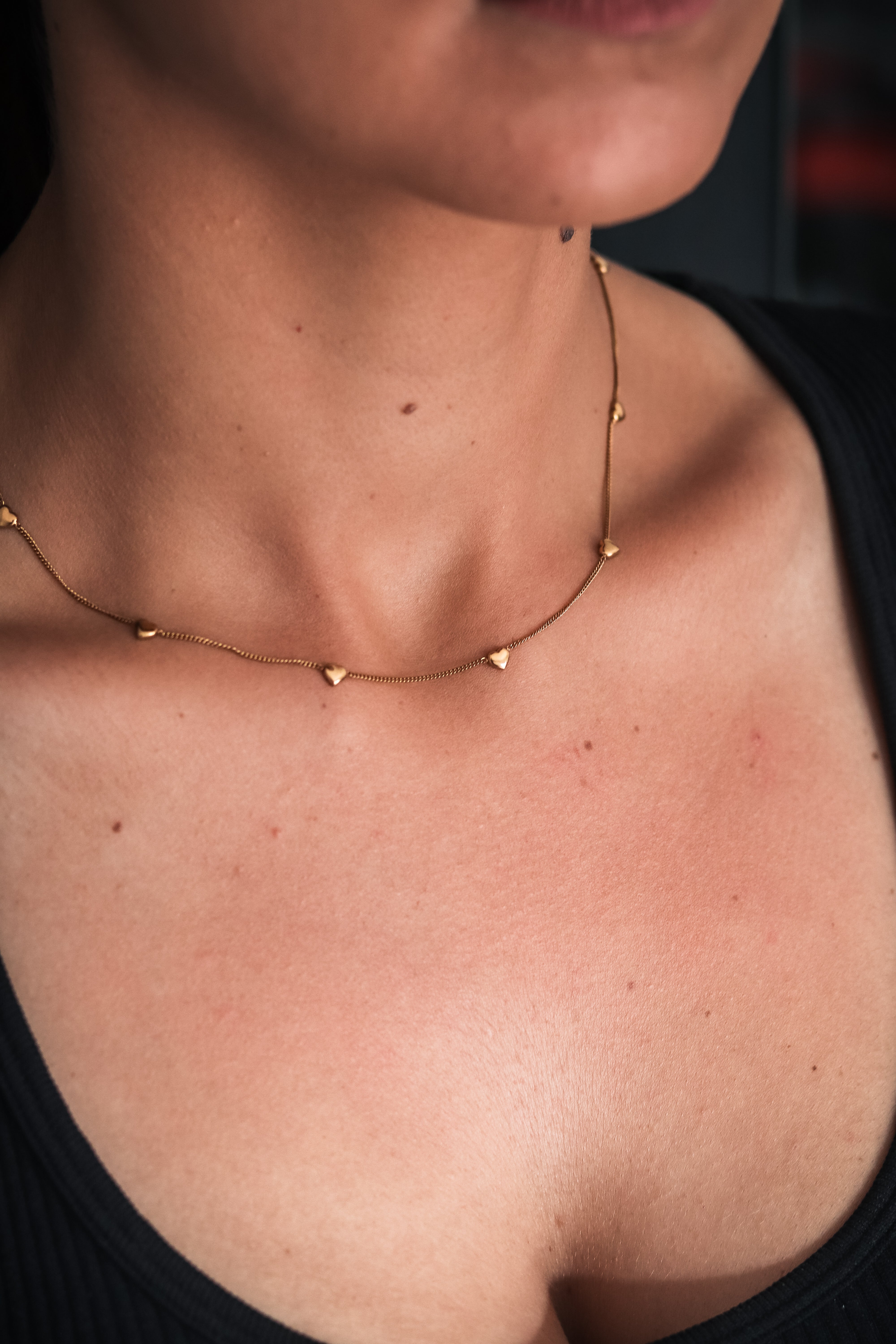 Multiple Love Heart - Gold