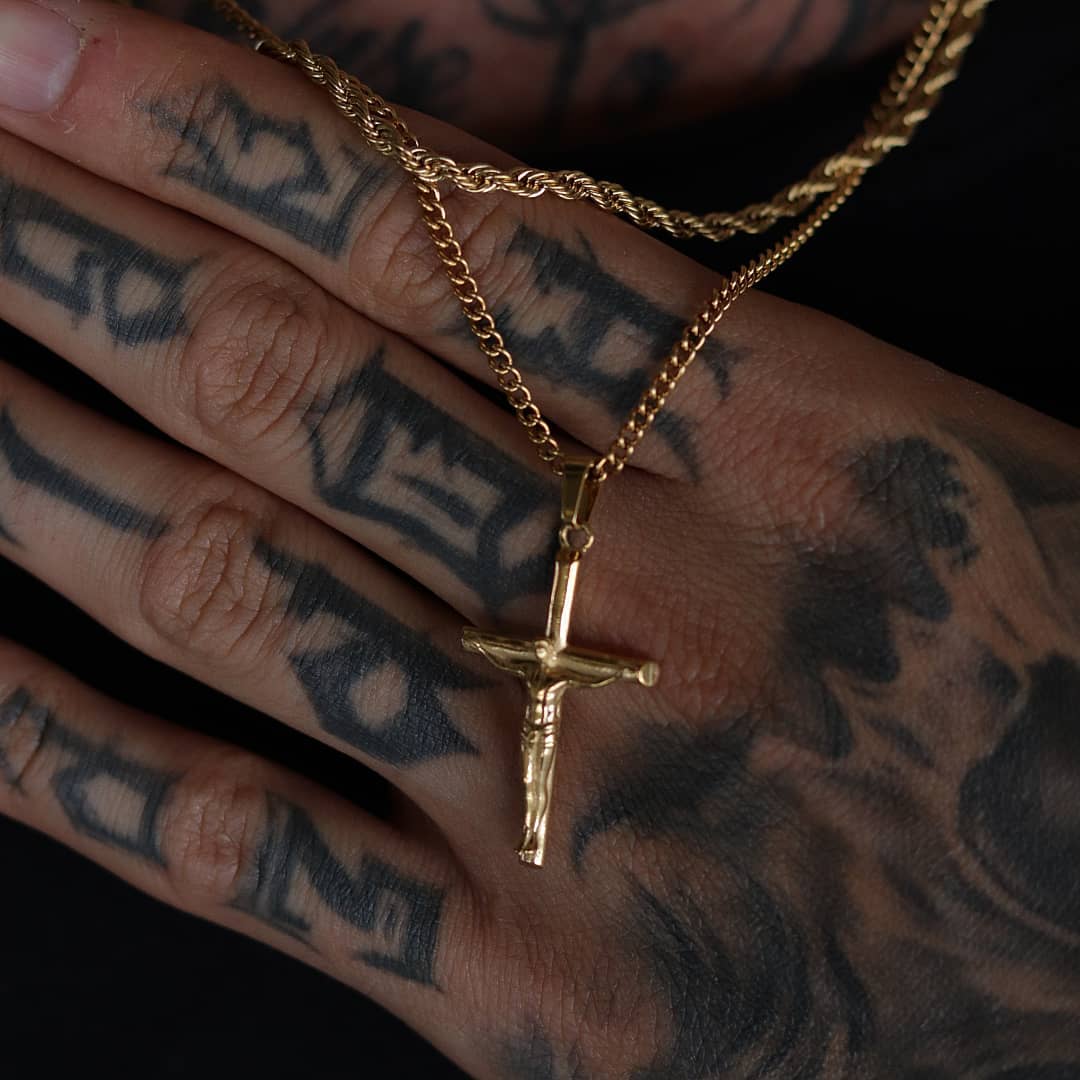 Crucifix Set - Gold