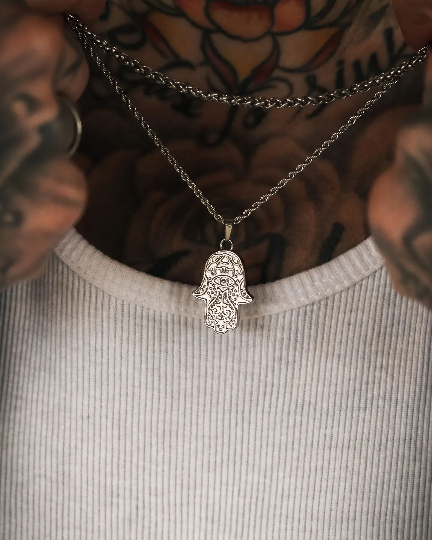 Hamsa Set - Silver